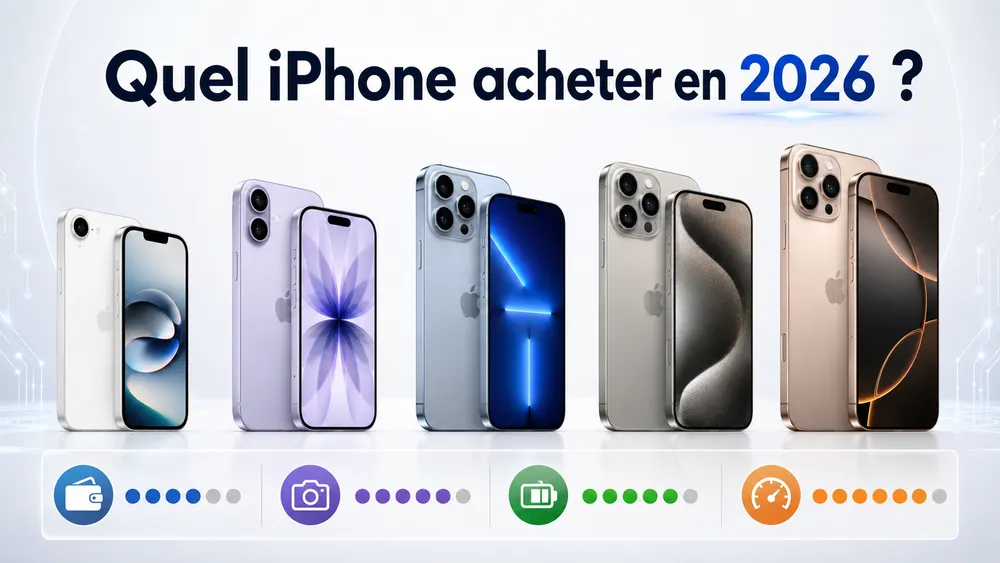 Quel iPhone acheter en 2026 ?