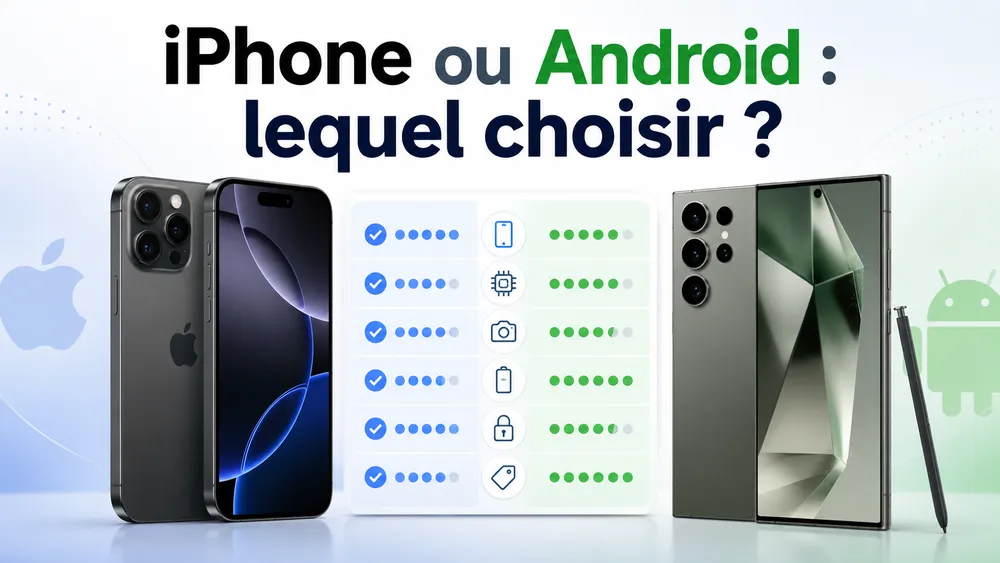 iPhone ou Android : lequel choisir ?