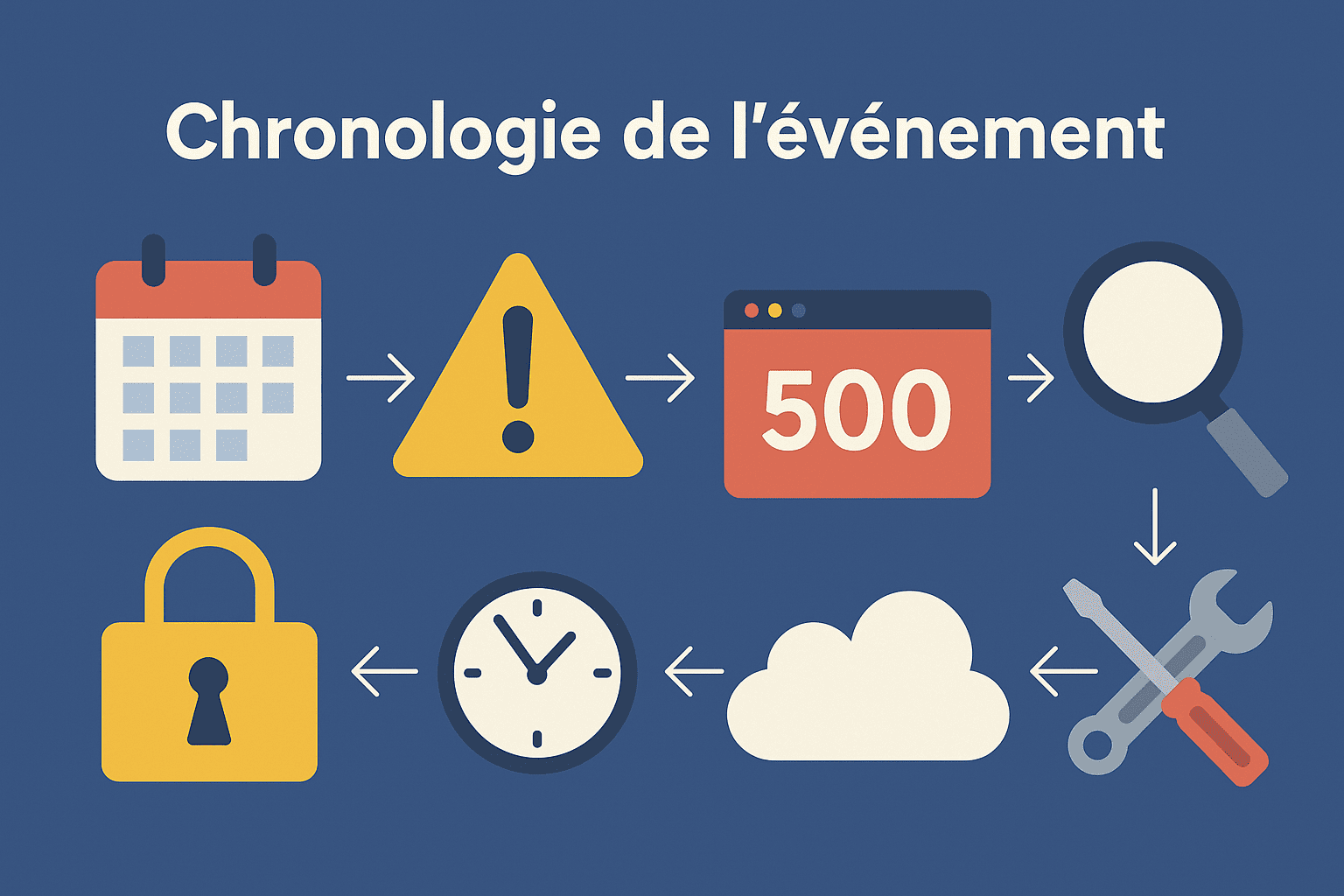 Chronologie de l’événement