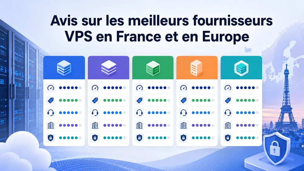 Notre avis sur les meilleurs fournisseurs VPS en France et en Europe