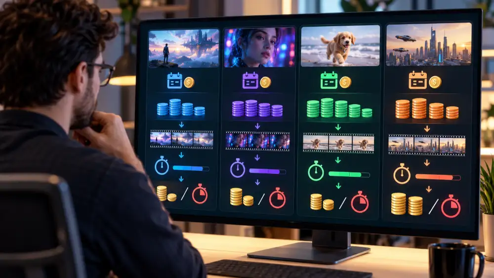 Comment créer une vidéo avec l'IA : le tutoriel complet en 7 étapes 15 Tableau du coût réel par seconde d'une vidéo IA : prix mensuel, crédits inclus et conversion crédits/secondes, relevé du 16 octobre 2026