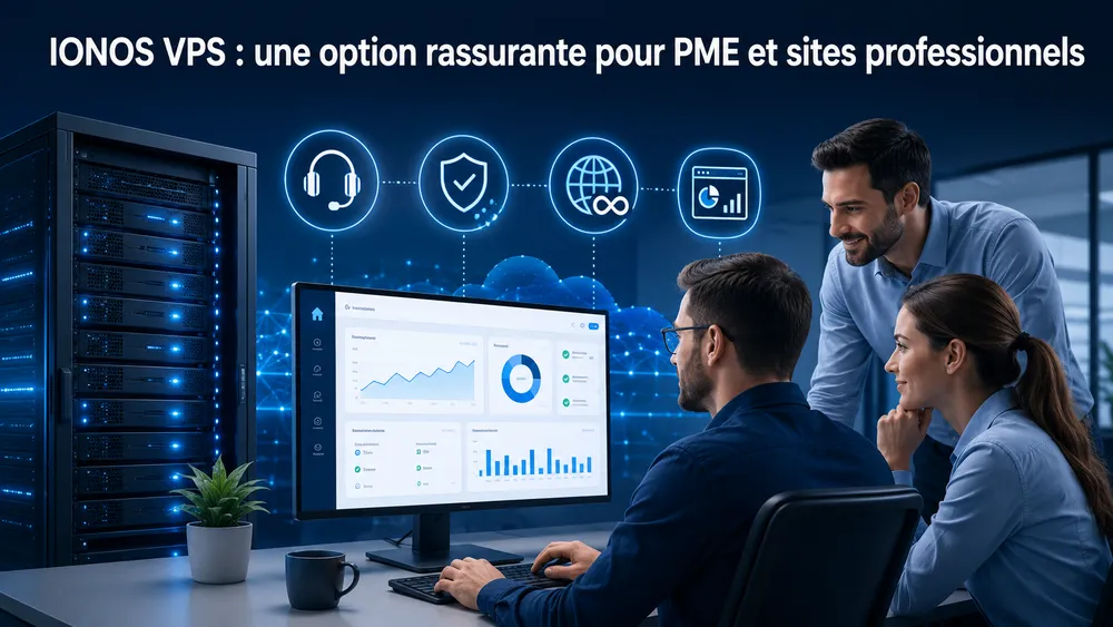 IONOS VPS : une option rassurante pour PME et sites professionnels