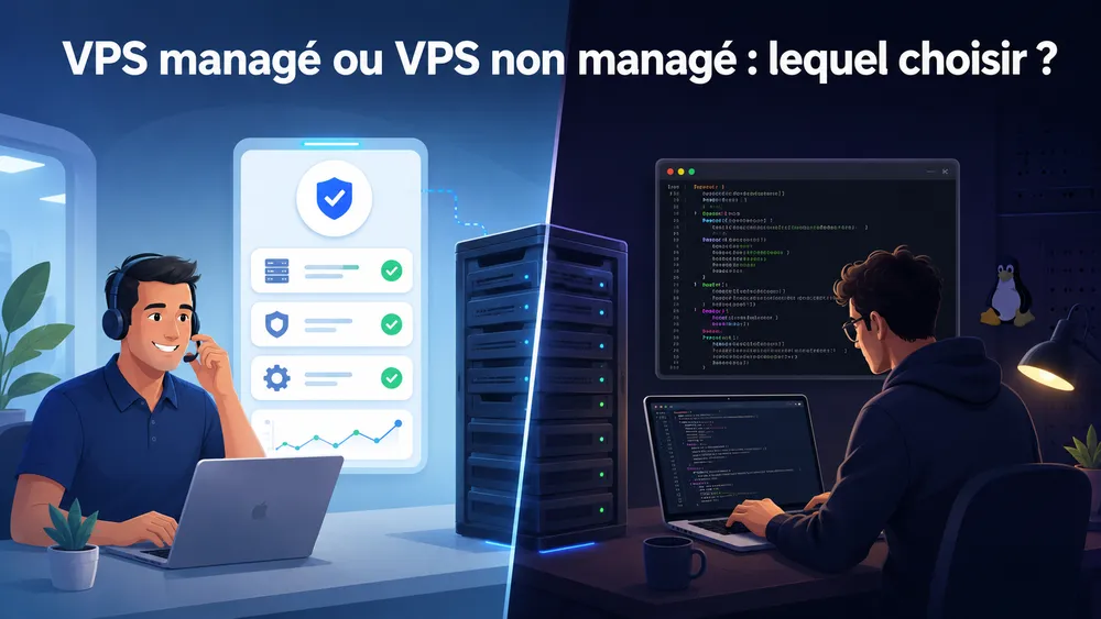 VPS managé ou VPS non managé : lequel choisir ?