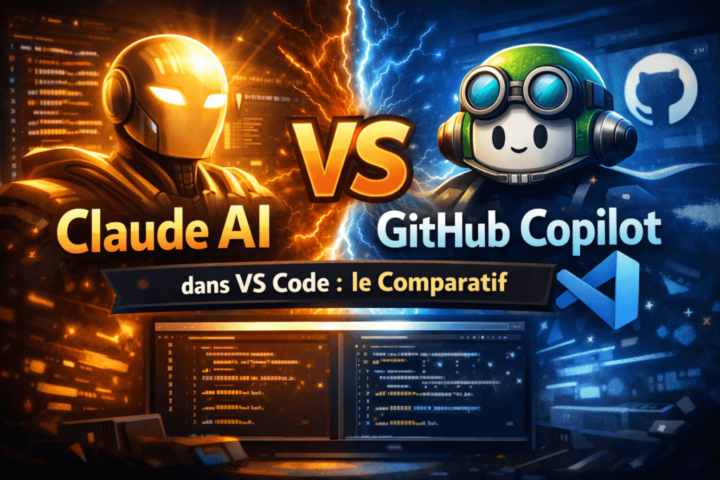 Claude AI vs GitHub Copilot dans VS Code  le Comparatif