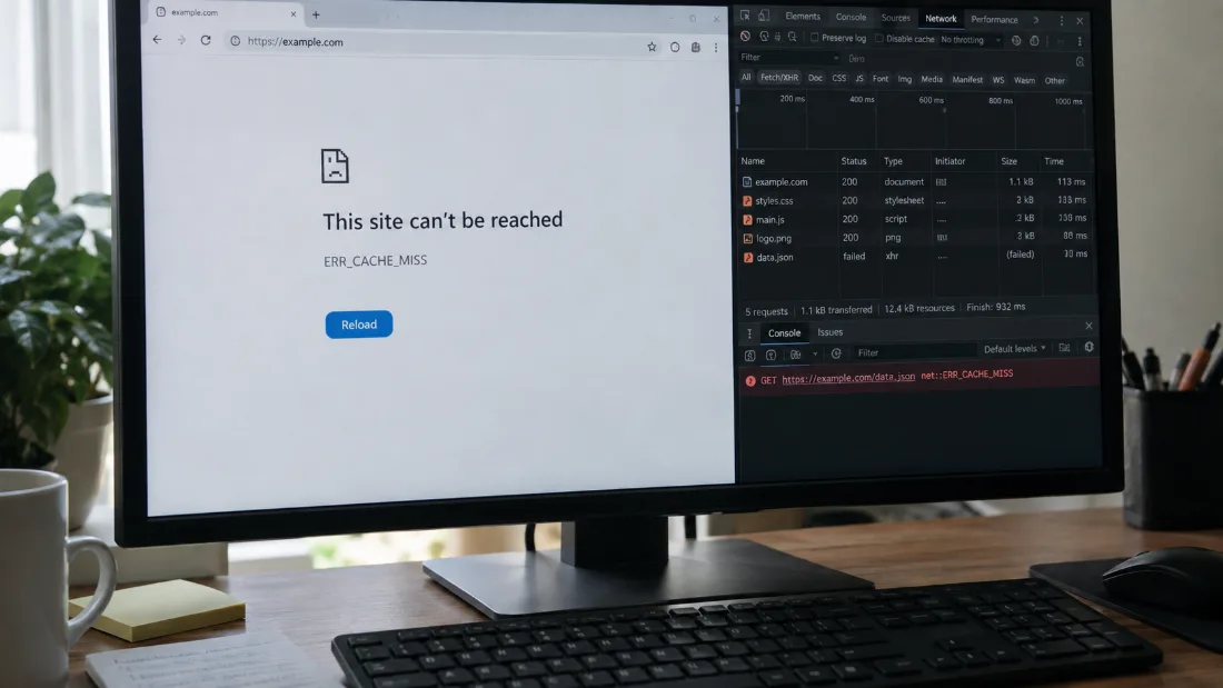 Erreur ERR_CACHE_MISS : pourquoi Chrome affiche ce message et comment le corriger 3 ERR_CACHE_MISS et « Confirm Form Resubmission » : faut-il cliquer ?