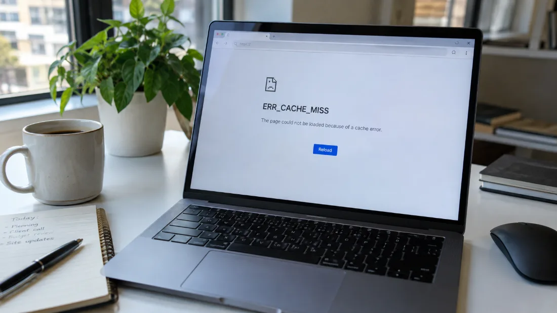 Erreur ERR_CACHE_MISS : pourquoi Chrome affiche ce message et comment le corriger