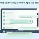 Supprimer message WhatsApp sur PC, Mac ou Web