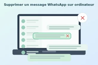 Supprimer message WhatsApp sur PC, Mac ou Web