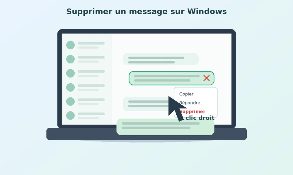 Supprimer message WhatsApp : comment procéder sur WhatsApp Web ?