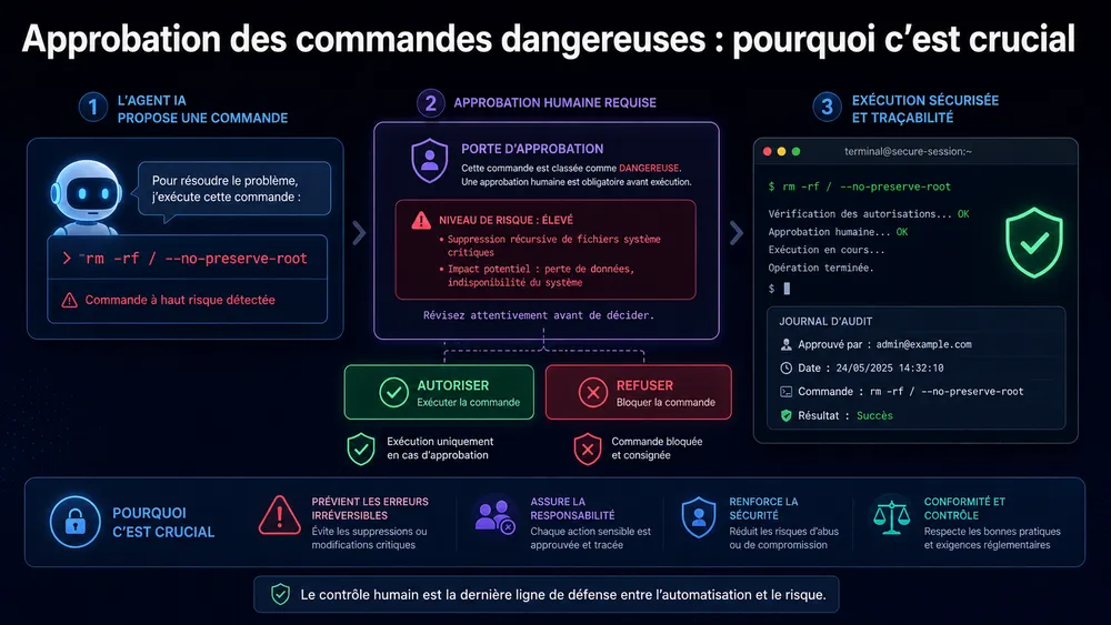 Approbation des commandes dangereuses : pourquoi c’est crucial