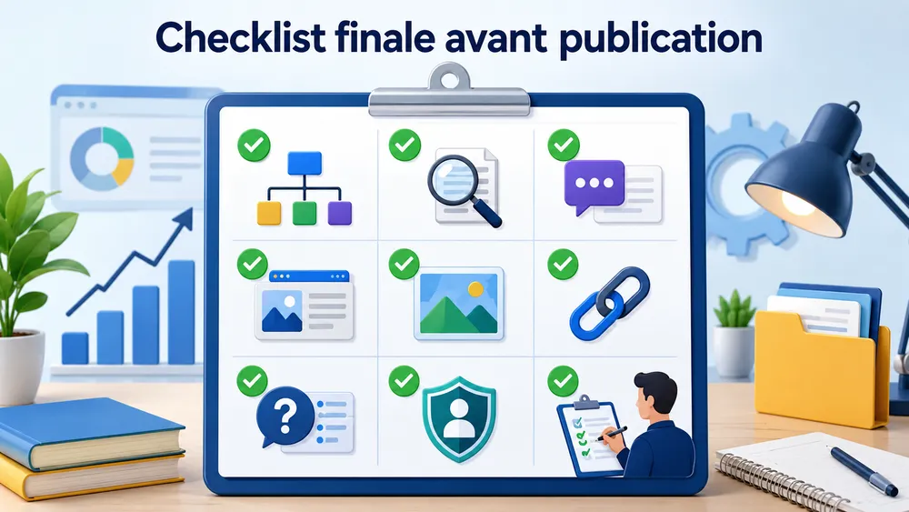 Checklist finale avant publication