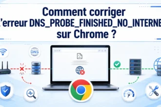 Comment corriger l’erreur DNS_PROBE_FINISHED_NO_INTERNET sur Chrome ?