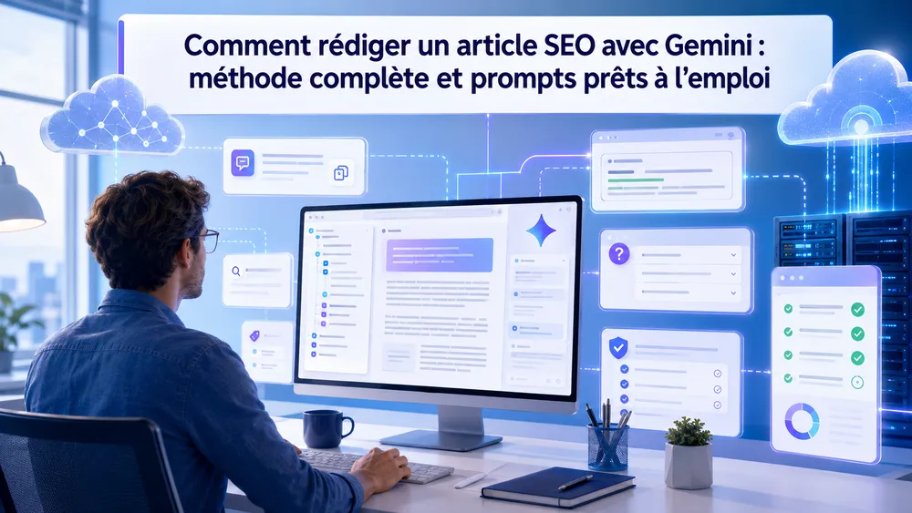 Utiliser Gemini pour rédiger un article SEO avec Gemini : prompts prêts à l’emploi