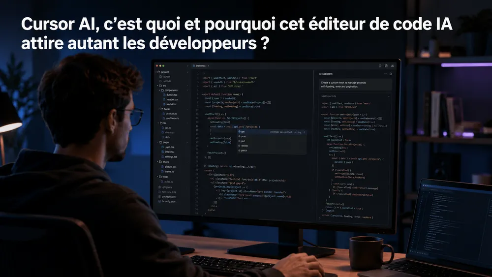Cursor AI : notre avis complet sur l’éditeur de code IA qui veut remplacer VS Code 2 Cursor AI, c’est quoi et pourquoi cet éditeur de code IA attire autant les développeurs ?