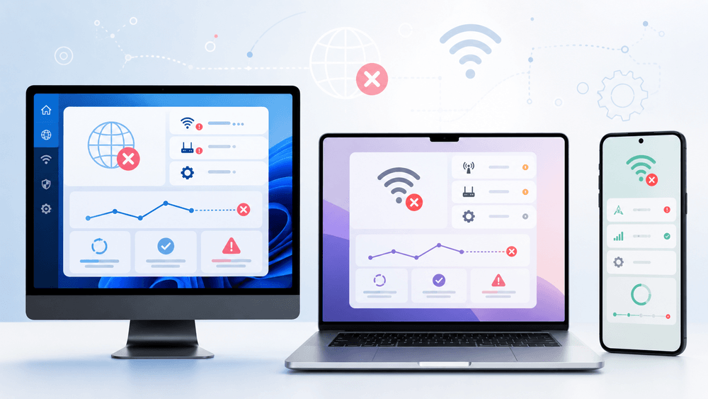 ERR_CONNECTION_CLOSED sur Windows, Mac et Android