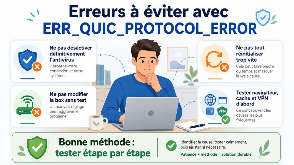 Erreurs à éviter lors de la correction