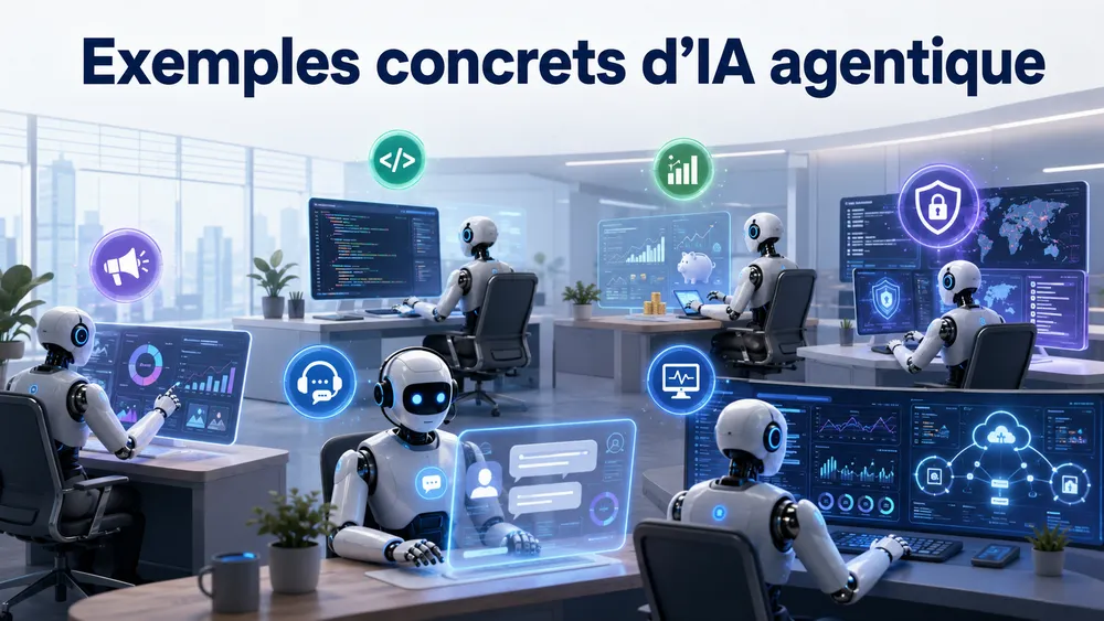 Exemples concrets d’IA agentique