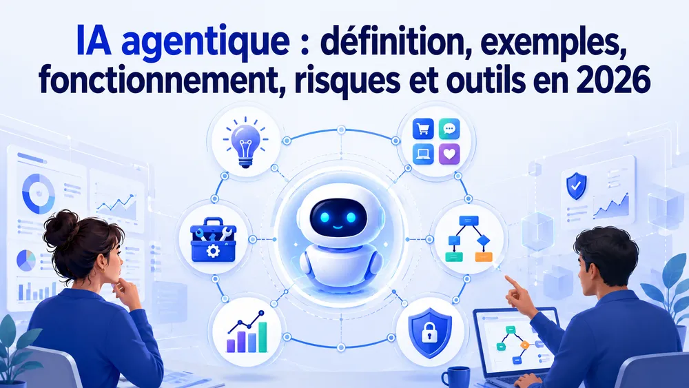 IA agentique : définition, exemples, fonctionnement, risques et outils en 2026