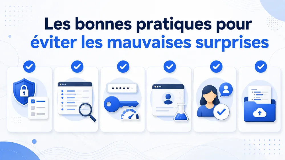 Les bonnes pratiques pour éviter les mauvaises surprises