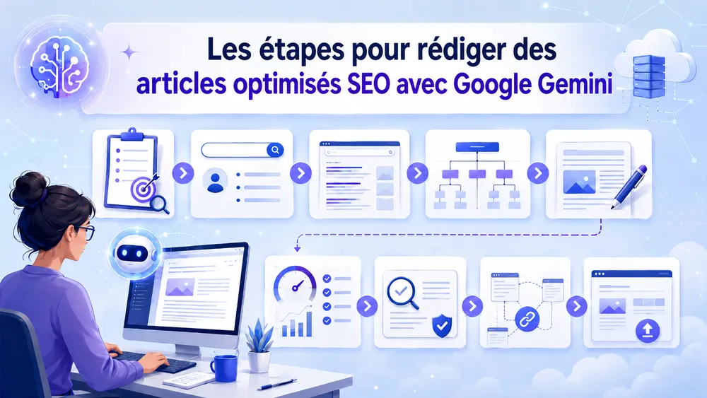 Les étapes pour rédiger des articles optimisés SEO avec Google Gemini