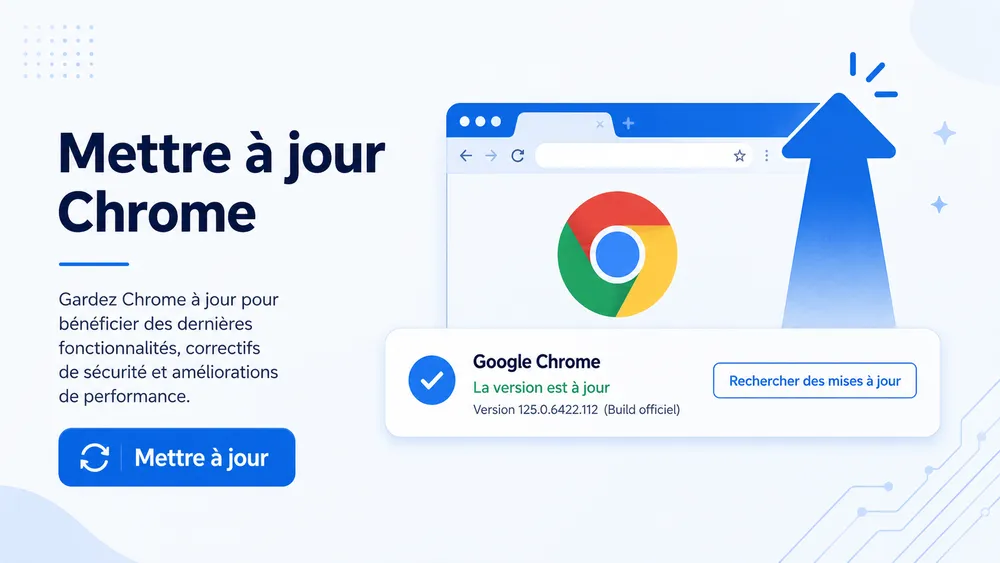 Solution 1 : mettre à jour Google Chrome