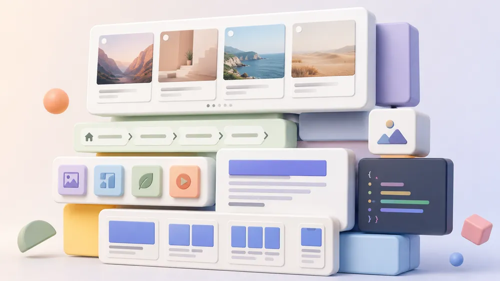 Nouveaux blocs et meilleures options de design