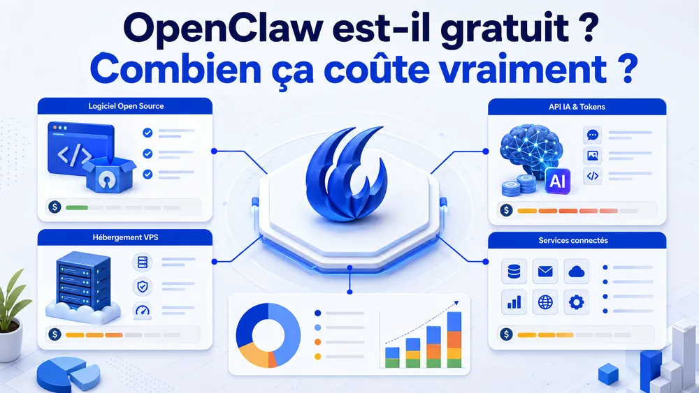 OpenClaw est-il gratuit ? Combien ça coûte vraiment ?