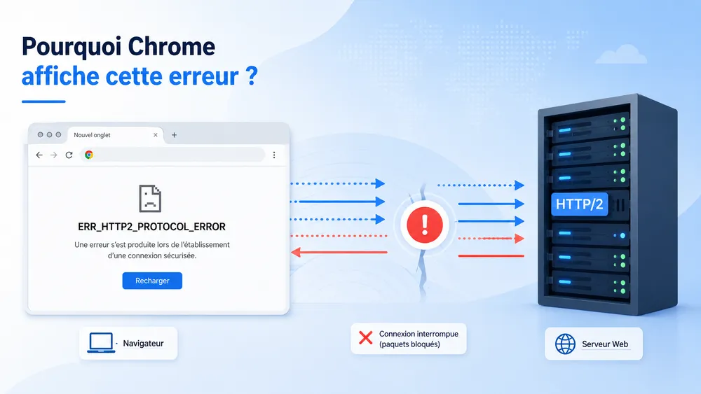 Pourquoi Chrome affiche-t-il ERR_HTTP2_PROTOCOL_ERROR ?