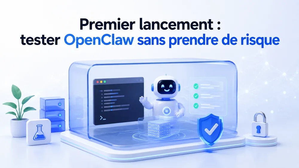 Premier lancement : tester OpenClaw sans prendre de risque