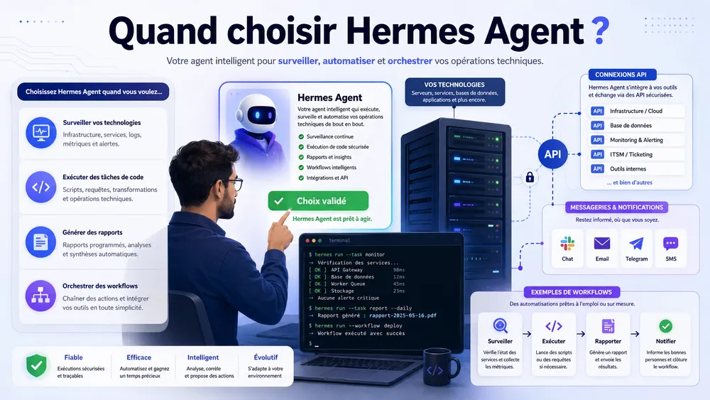 Quand choisir Hermes Agent ?