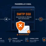 Erreur SMTP 550 : comprendre et résoudre le rejet d’e-mail