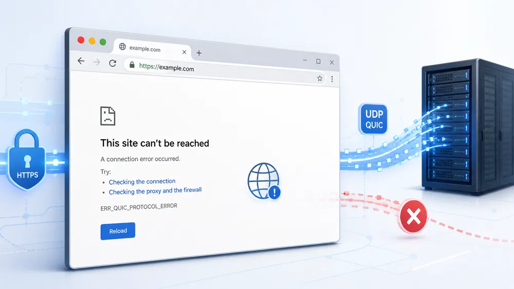 ERR_QUIC_PROTOCOL_ERROR : 8 solutions pour corriger l’erreur Chrome