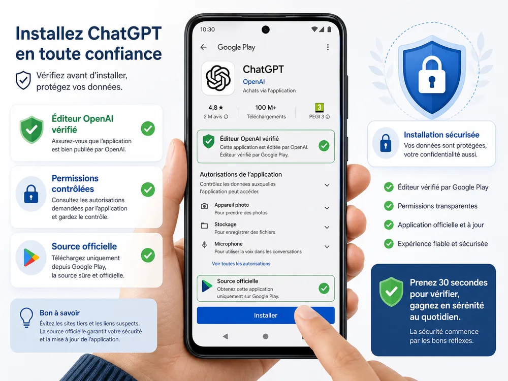 Sécurité : comment éviter les fausses applications ChatGPT APK