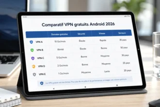Meilleur VPN gratuit Android 2026 : Top 10 sans carte bancaire