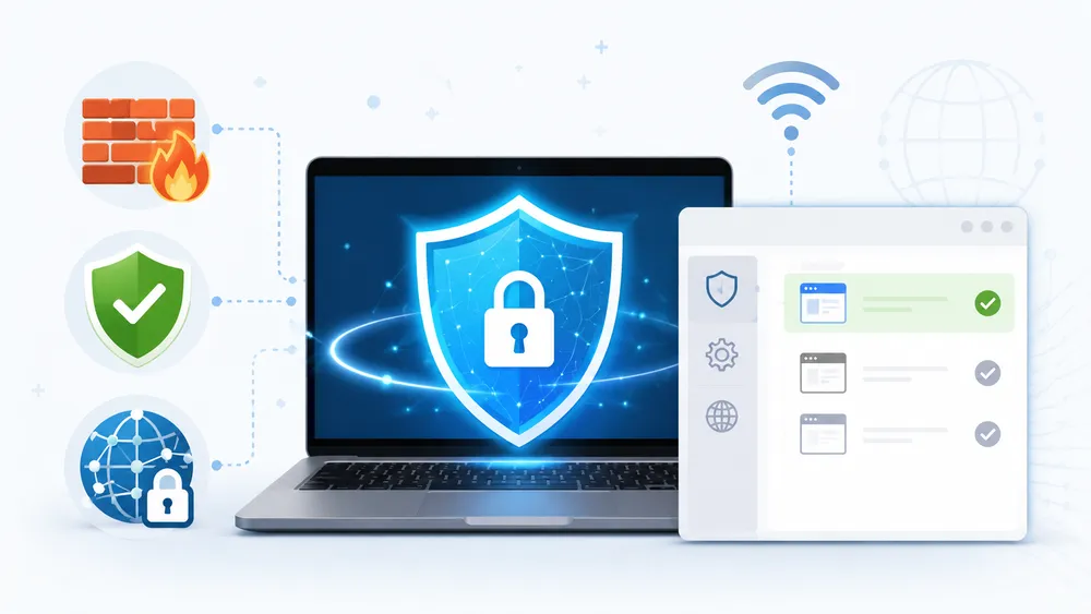 Vérifier le pare-feu ou l’antivirus sans désactiver la sécurité inutilement