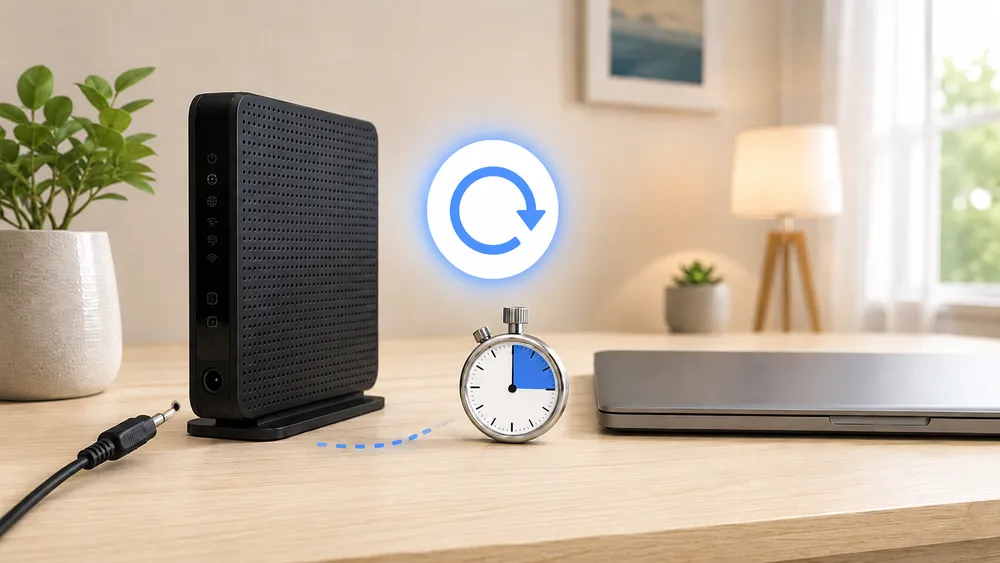 Redémarrer Chrome, la box Internet et l’appareil