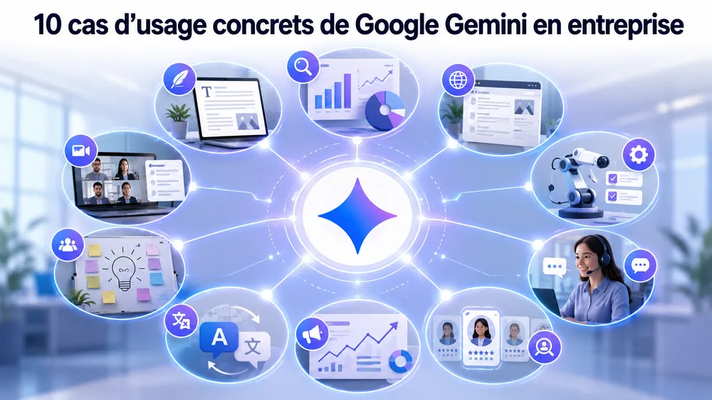 10 cas d’usage concrets de Google Gemini en entreprise