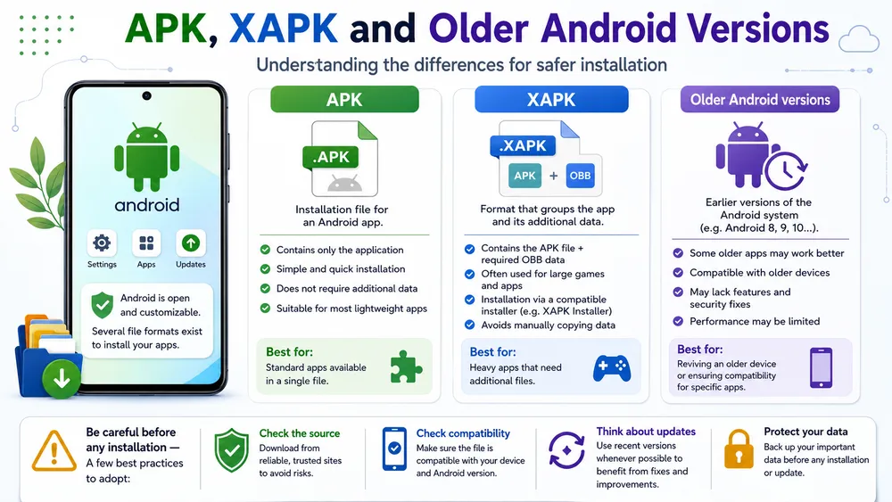 APK, XAPK, and Older Versions : What You Need to Know