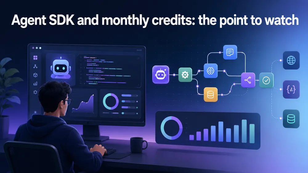 Agent SDK and monthly credits: the point to watch