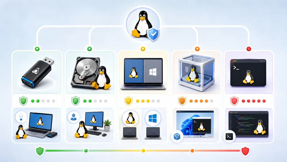 Before you start: choose the safest way to install Linux