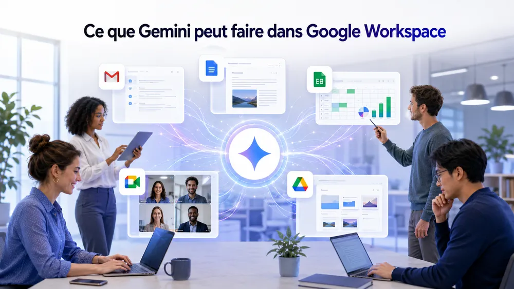 Ce que Gemini peut faire dans Google Workspace