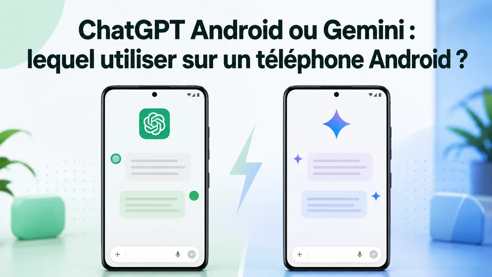 ChatGPT Android ou Gemini : lequel utiliser sur un téléphone Android ?