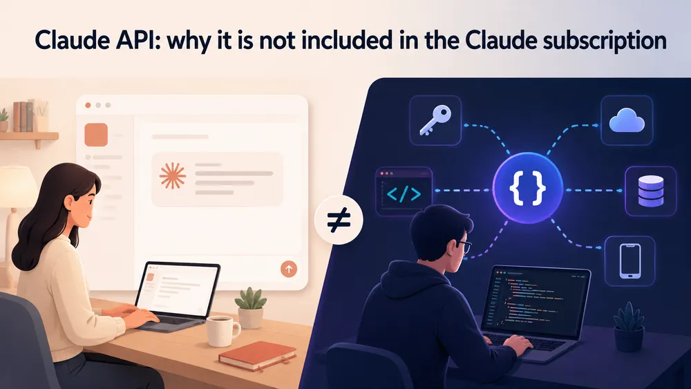 Claude API : why it is not included in the Claude subscription