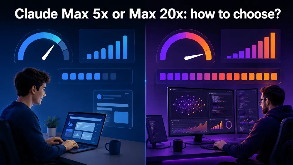Claude Max 5x or Max 20x : how to choose?