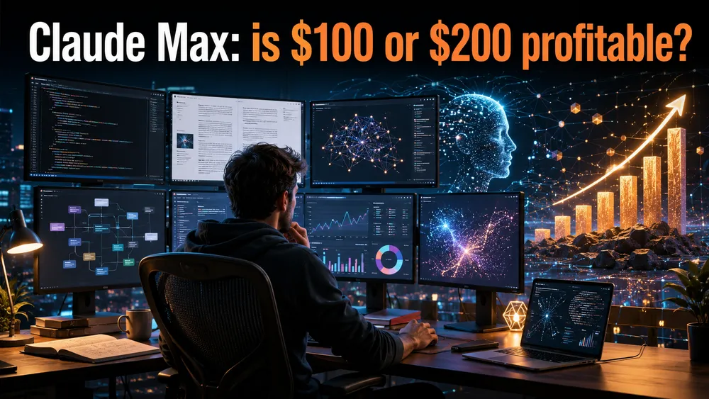 Claude Max : is $100 or $200 profitable?