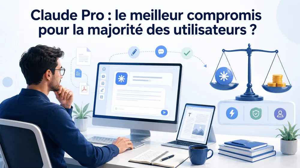 Claude Pro : le meilleur compromis pour la majorité des utilisateurs ?