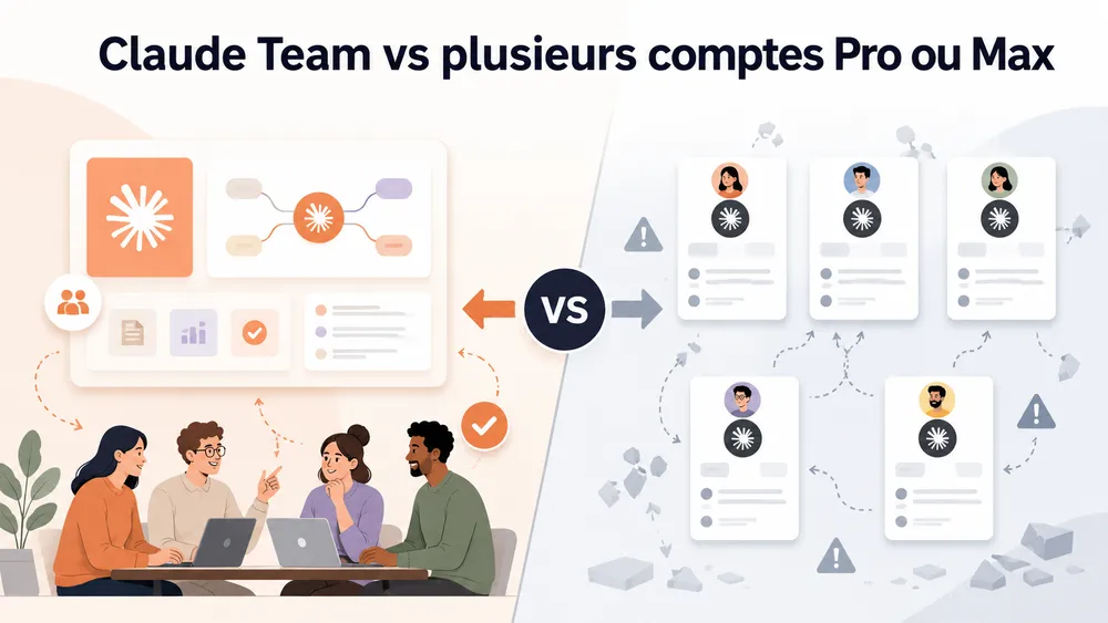 Claude Team vs plusieurs comptes Pro ou Max