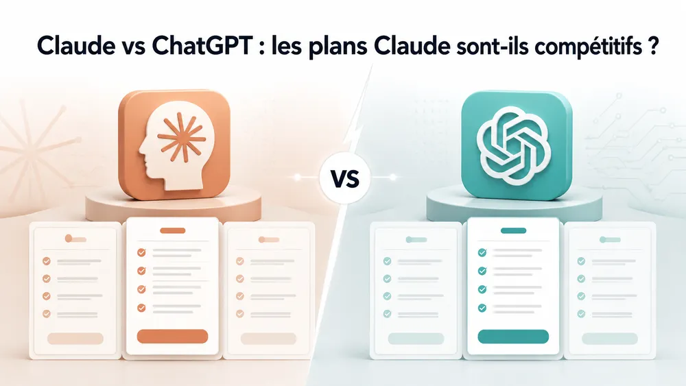 Claude vs ChatGPT : les plans Claude sont-ils compétitifs ?