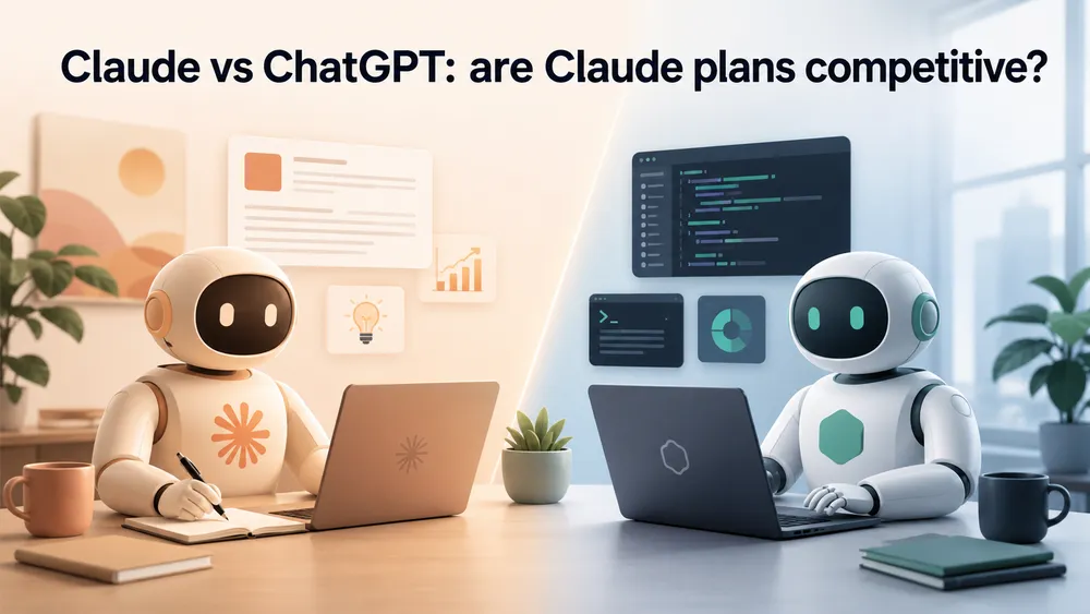 Claude vs ChatGPT : are Claude plans competitive?