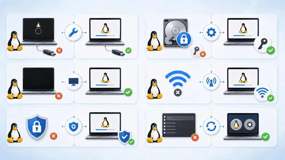 Common Linux installation problems and fixes